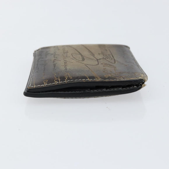 Berluti Wallet Leather Brown Auth bs30657