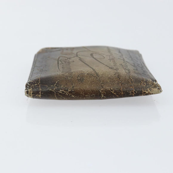 Berluti Wallet Leather Brown Auth bs30657