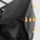 Salvatore Ferragamo Shoulder Bag Leather Gold Black Auth bs30658-10