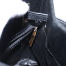 Salvatore Ferragamo Shoulder Bag Leather Gold Black Auth bs30658-19