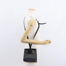 Salvatore Ferragamo Shoulder Bag Leather Gold Black Auth bs30658-21