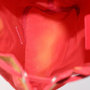 PRADA Pouch Nylon 5 Set Red Khaki Auth bs30659-11