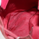 PRADA Pouch Nylon 5 Set Red Khaki Auth bs30659-6