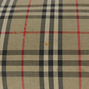 Burberrys Nova Check Clutch Bag Canvas Leather 5 Set Beige Black Auth bs30660-11