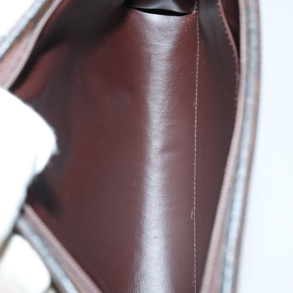 Burberrys Nova Check Clutch Bag Canvas Leather 5 Set Beige Black Auth bs30660