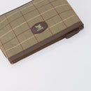 Burberrys Nova Check Clutch Bag Canvas Leather 5 Set Beige Black Auth bs30660-20