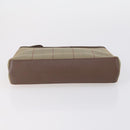 Burberrys Nova Check Clutch Bag Canvas Leather 5 Set Beige Black Auth bs30660-21