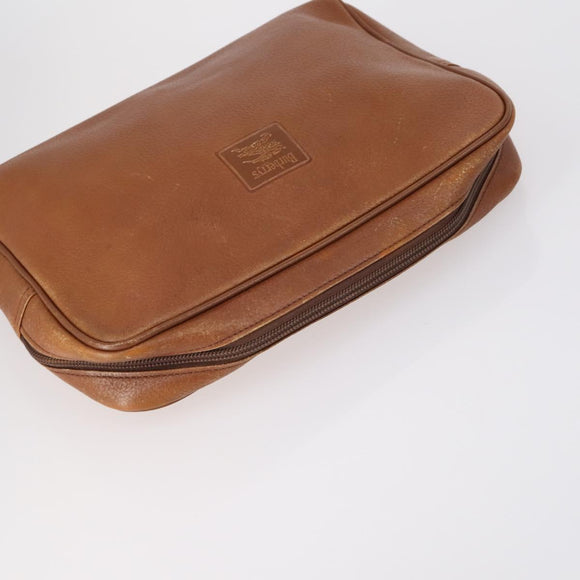 Burberrys Nova Check Clutch Bag Canvas Leather 5 Set Beige Black Auth bs30660