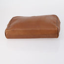 Burberrys Nova Check Clutch Bag Canvas Leather 5 Set Beige Black Auth bs30660-5