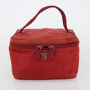 PRADA Hand Bag Nylon 2 Set Red White Auth bs30661-10