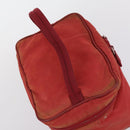 PRADA Hand Bag Nylon 2 Set Red White Auth bs30661-13
