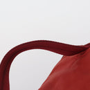 PRADA Hand Bag Nylon 2 Set Red White Auth bs30661-14