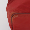 PRADA Hand Bag Nylon 2 Set Red White Auth bs30661-16