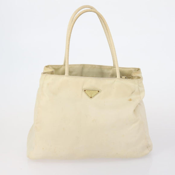 PRADA Hand Bag Nylon 2 Set Red White Auth bs30661