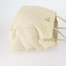 PRADA Hand Bag Nylon 2 Set Red White Auth bs30661-4