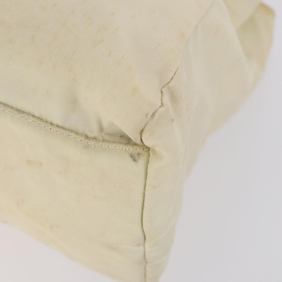 PRADA Hand Bag Nylon 2 Set Red White Auth bs30661