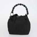 Christian Dior Fendi Hand Bag Nylon 2 Set Black Auth bs30662-13