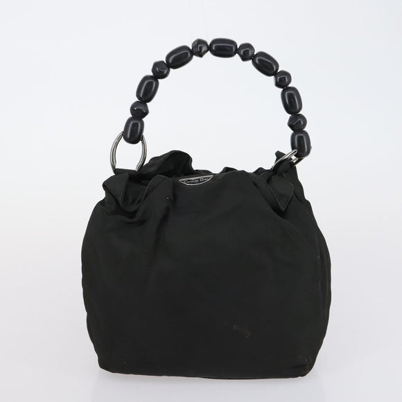 Christian Dior Fendi Hand Bag Nylon 2 Set Black Auth bs30662