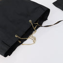 Christian Dior Fendi Hand Bag Nylon 2 Set Black Auth bs30662-5