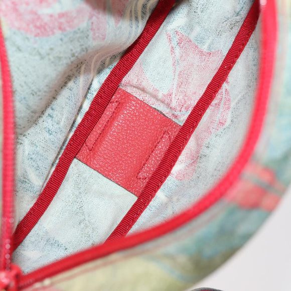 Ferragamo Gucci Cartier Burberrys Bag Leather Coated 4 Set Bordeaux Auth bs30663