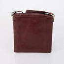 Ferragamo Gucci Cartier Burberrys Bag Leather Coated 4 Set Bordeaux Auth bs30663-21