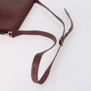 Ferragamo Gucci Cartier Burberrys Bag Leather Coated 4 Set Bordeaux Auth bs30663-22