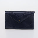 GIVENCHY Shoulder Bag Leather 2 Set Navy Black Auth bs30664-10
