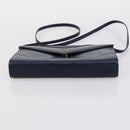 GIVENCHY Shoulder Bag Leather 2 Set Navy Black Auth bs30664-15