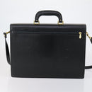 BALLY Hand Bag Leather 3 Set Black Auth bs30665-3