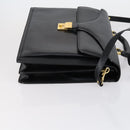 BALLY Hand Bag Leather 3 Set Black Auth bs30665-4