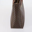 CELINE Macadam Canvas Hand Bag Coated Canvas 3 Set Brown Black Auth bs30666-11