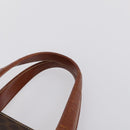 CELINE Macadam Canvas Hand Bag Coated Canvas 3 Set Brown Black Auth bs30666-13