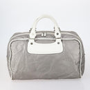 CELINE Macadam Canvas Hand Bag Coated Canvas 3 Set Brown Black Auth bs30666-2