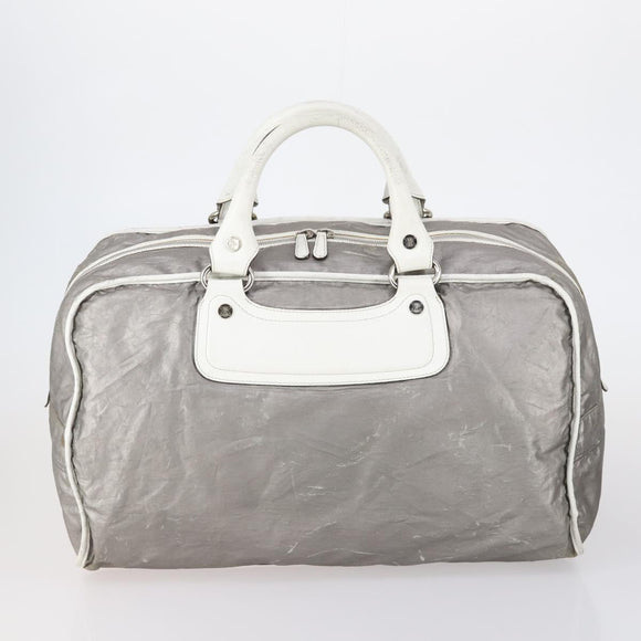 CELINE Macadam Canvas Hand Bag Coated Canvas 3 Set Brown Black Auth bs30666