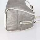 CELINE Macadam Canvas Hand Bag Coated Canvas 3 Set Brown Black Auth bs30666-4