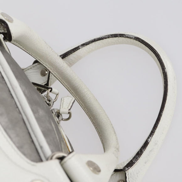 CELINE Macadam Canvas Hand Bag Coated Canvas 3 Set Brown Black Auth bs30666