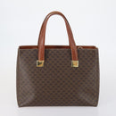 CELINE Macadam Canvas Hand Bag Coated Canvas 3 Set Brown Black Auth bs30666-9