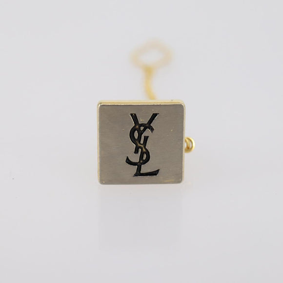 SAINT LAURENT Earring metal 6 Set Gold Silver Auth bs30667