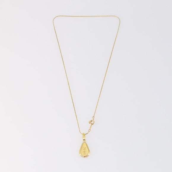 SAINT LAURENT Earring metal 6 Set Gold Silver Auth bs30667