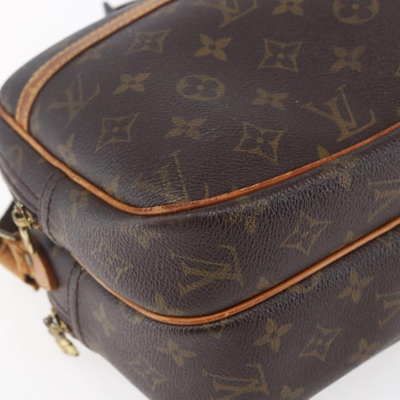 LOUIS VUITTON Monogram Reporter PM Shoulder Bag M45254 LV Auth bs30668