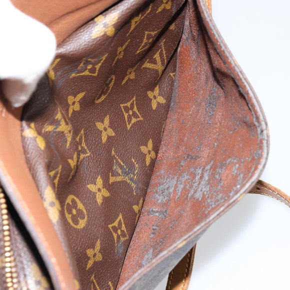 LOUIS VUITTON Monogram Jeune Fille GM Shoulder Bag M51225 LV Auth bs30669