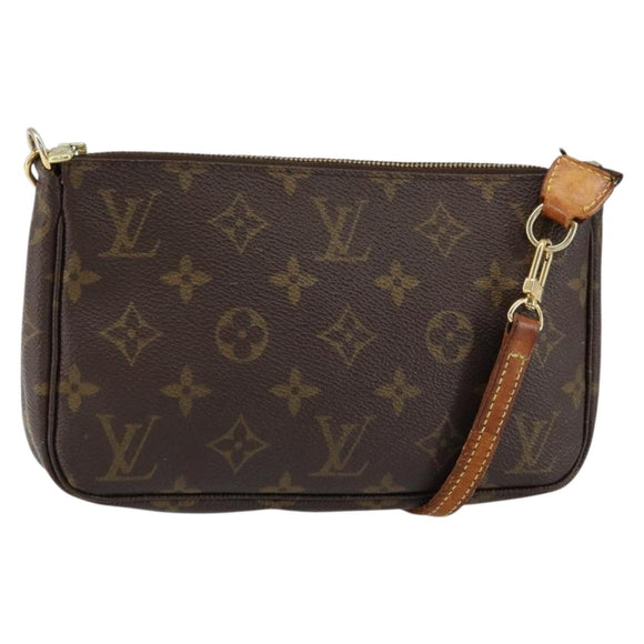 LOUIS VUITTON Monogram Pochette Accessoires Pouch M51980 LV Auth bs30673