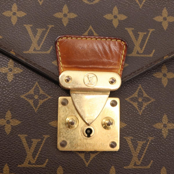LOUIS VUITTON Monogram Serviette Conseiller Briefcase M53331 LV Auth bs30676