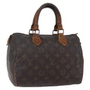 LOUIS VUITTON Monogram Speedy 25 Hand Bag M41528 LV Auth bs30677-1