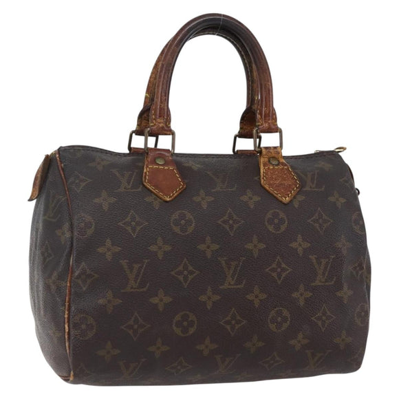 LOUIS VUITTON Monogram Speedy 25 Hand Bag M41528 LV Auth bs30677