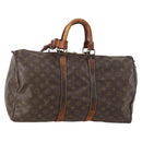 LOUIS VUITTON Monogram Keepall 45 Boston Bag M41428 LV Auth bs30680-1