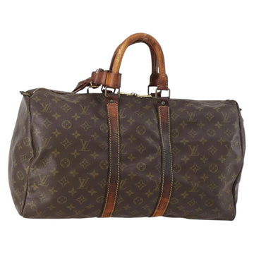 LOUIS VUITTON Monogram Keepall 45 Boston Bag M41428 LV Auth bs30680