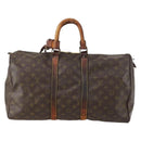 LOUIS VUITTON Monogram Keepall 45 Boston Bag M41428 LV Auth bs30680-13