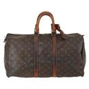 LOUIS VUITTON Monogram Keepall 45 Boston Bag M41428 LV Auth bs30680-2