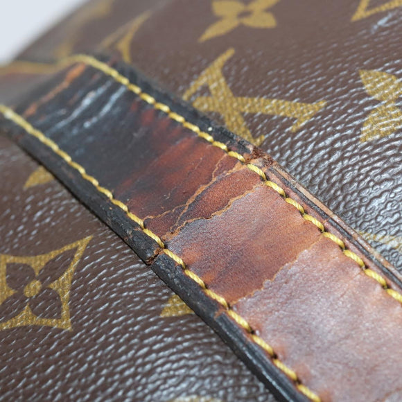 LOUIS VUITTON Monogram Keepall 55 Boston Bag M41424 LV Auth bs30681